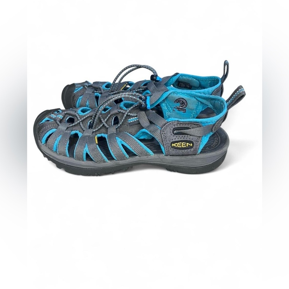 Keen Sandals Women’s 6.5 Gray Blue Hiking Outdoor Water Sport Shoes